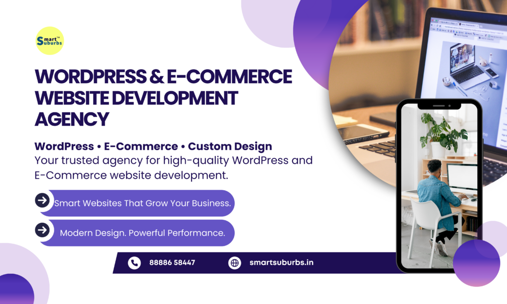 WORDPRESS & E-COMMERCE
WEBSITE DEVELOPMENT AGENCY